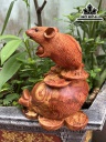 Tượng Chuột Phong Thủy Gỗ Cẩm Cao 21 Ngang 17 Sâu 15 (cm)