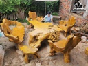 Bộ Bàn Gỗ Bò Ma Dài 210 Rộng 150 Cao 62 (cm)
