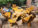 Bộ Bàn Gỗ Bò Ma Dài 210 Rộng 150 Cao 62 (cm)
