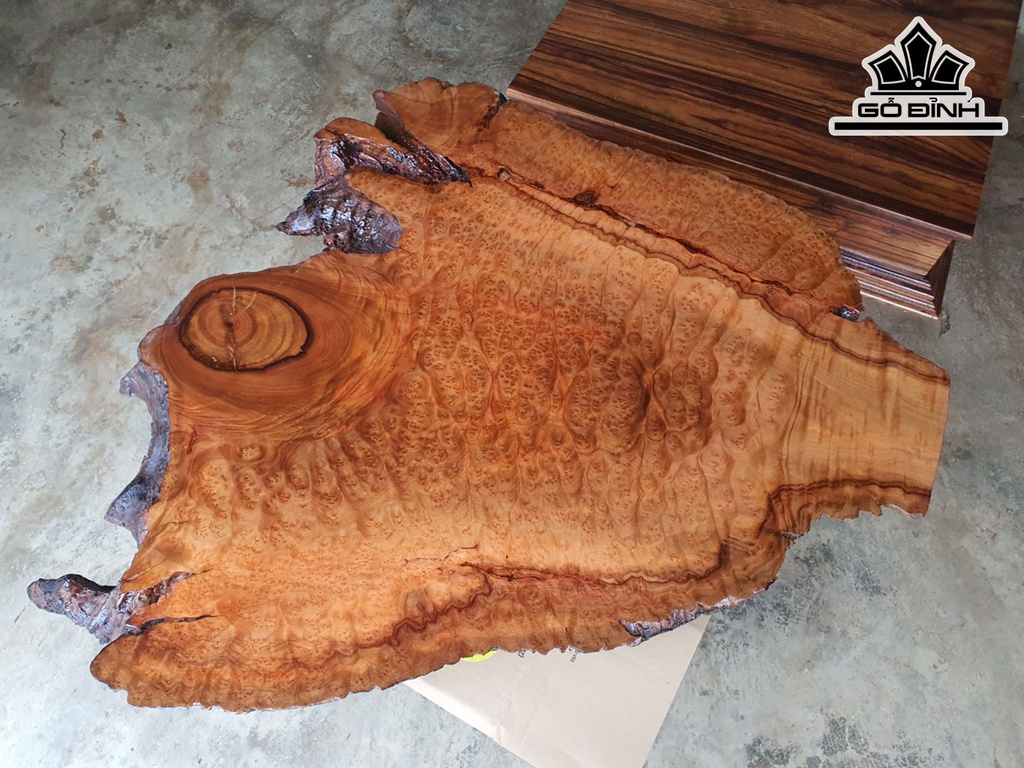 Mặt Bàn Gỗ Nu Xá Xị Cao 100 Ngang 100 Sâu 10 (cm)