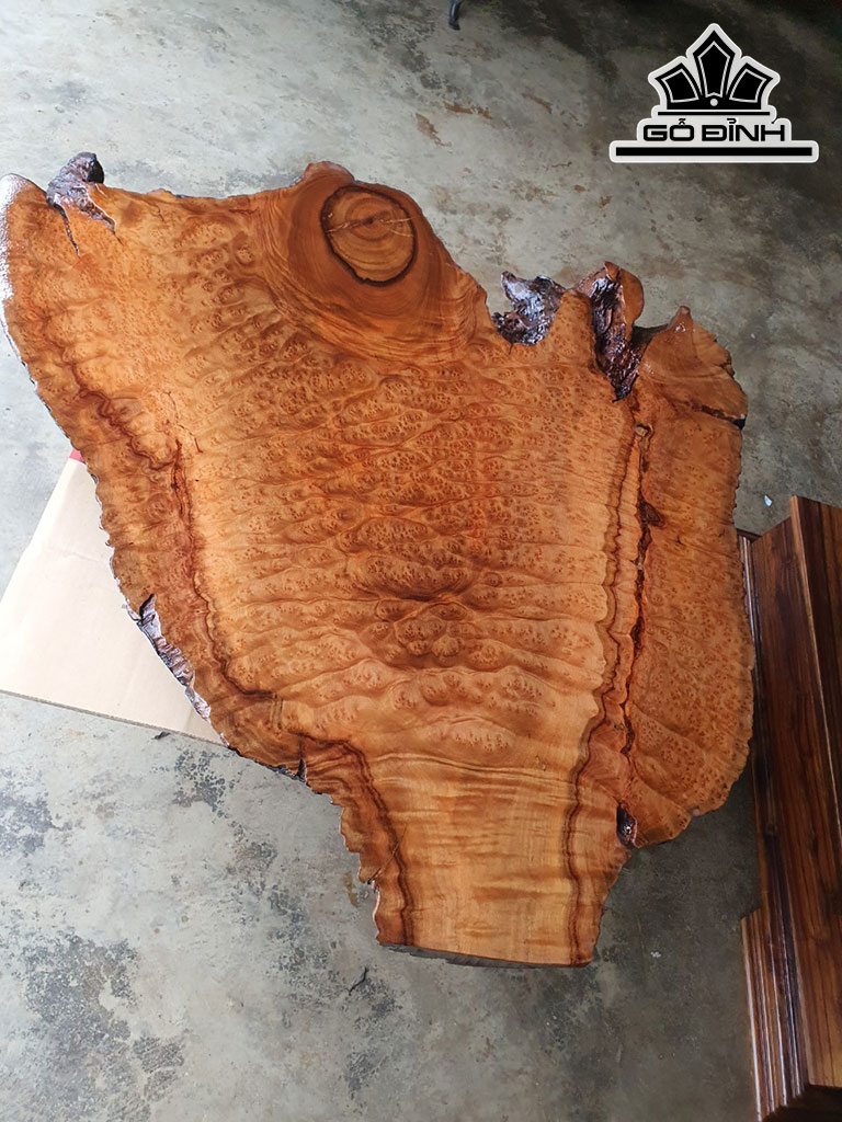 Mặt Bàn Gỗ Nu Xá Xị Cao 100 Ngang 100 Sâu 10 (cm)