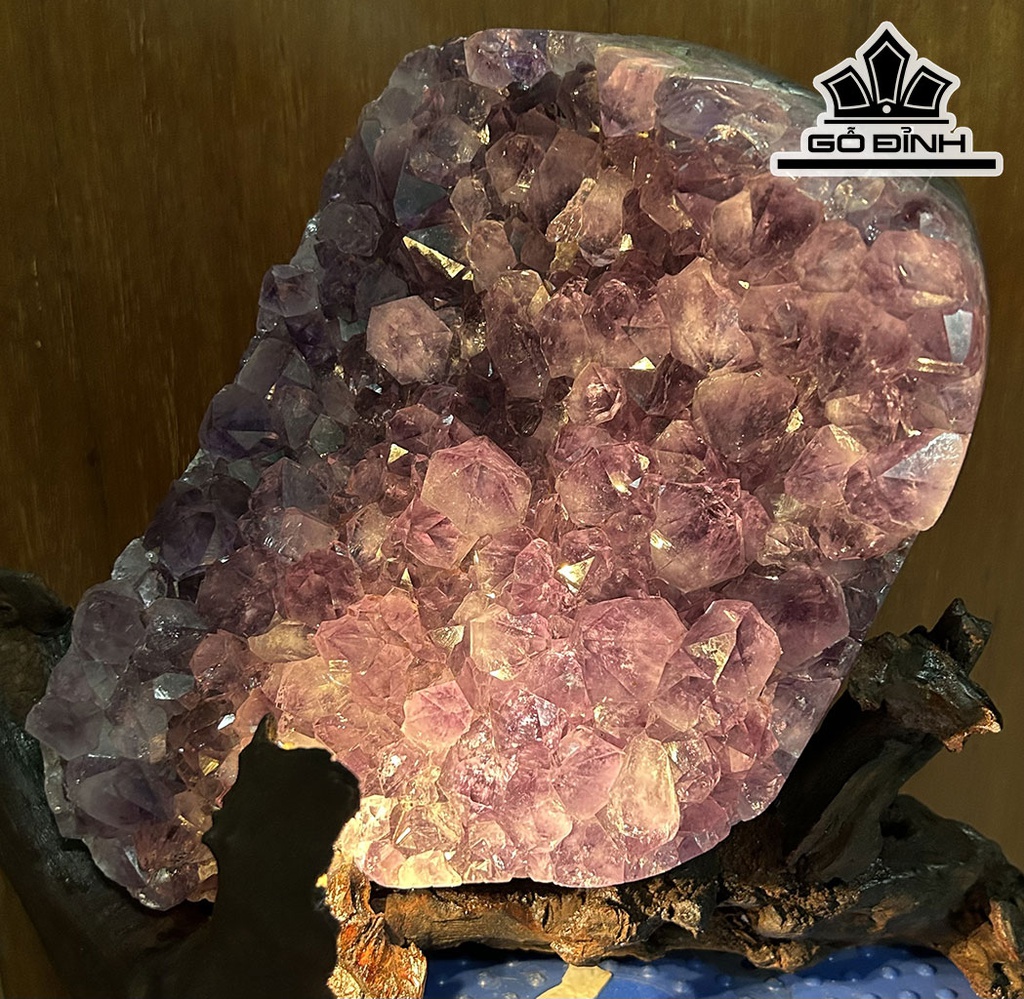 Tinh Thể Đá Thạch Anh Tím Cao 28 Ngang 35 (cm) 5,9kg
