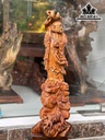 Tượng Đạt Ma Sư Tổ Gỗ Sưa Cao 60 Ngang 20 Sâu 17 (cm)