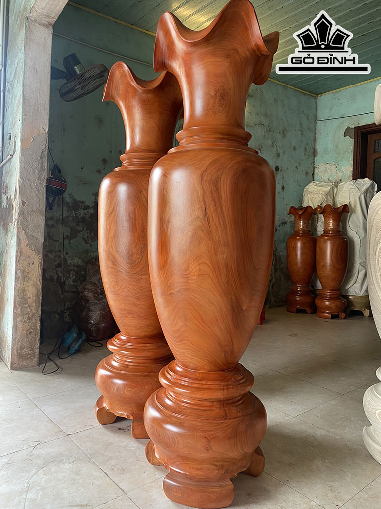 Lục Bình Gỗ Hương Cao 170 Đường Kính 50 (cm)