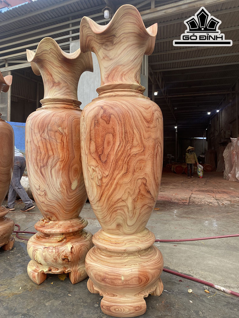 Lục Bình Gỗ Hương Cao 170 Đường Kính 52 (cm) MS87