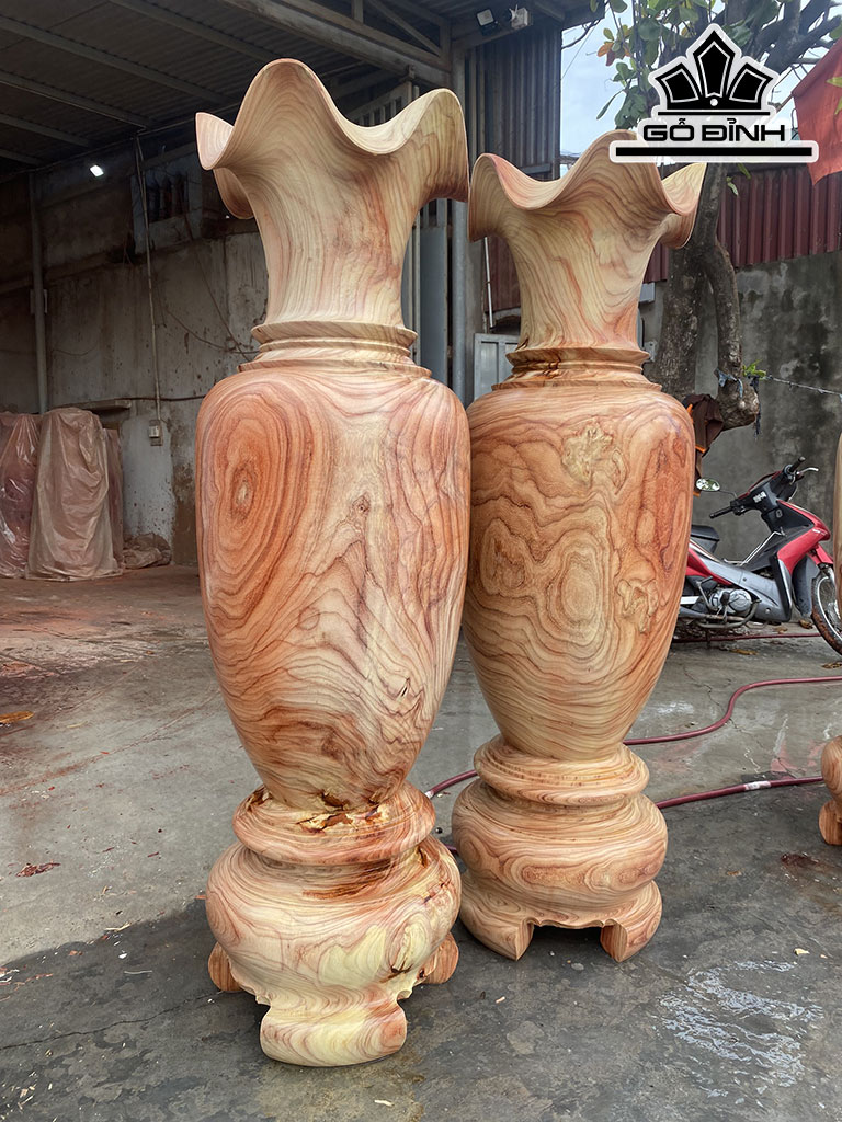 Lục Bình Gỗ Hương Cao 170 Đường Kính 52 (cm) MS87