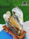 Tác Phẩm Đôi Đá Mã Não Cao 23 Ngang 22 (cm) 3,8kg