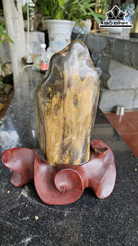 Tác Phẩm Gỗ Hóa Thạch Cao 29 Ngang 12 (cm) 3kg