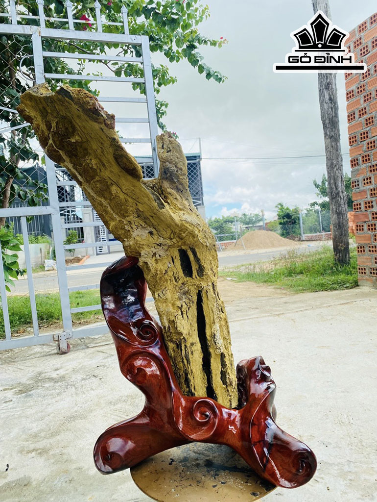 Tác Phẩm Gỗ Hóa Thạch Cao 85 Rộng 60 (cm) 24,1kg