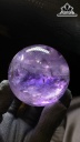 Bi Cầu Đá Thạch Anh Tím Đường Kính 51 (mm) 185,9gr