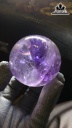 Bi Cầu Đá Thạch Anh Tím Đường Kính 51 (mm) 185,9gr