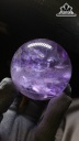 Bi Cầu Đá Thạch Anh Tím Đường Kính 51 (mm) 185,9gr