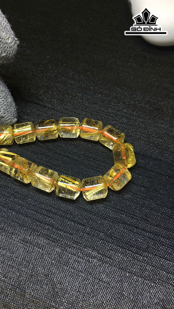 Vòng Tay Đá Thạch Anh Đường Kính Hạt 8 (mm) 22,4gr
