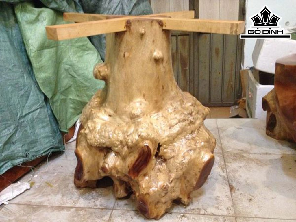 Chân Bàn Gỗ Nu Xá Xị Cao 61 Ngang 58 Sâu 50 (cm) DX201