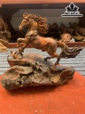 Tượng Ngựa Phong Thủy (Nhất Mã Phi Thiên) Gỗ Trắc Cao 33 Ngang 35 Sâu 23 (cm)