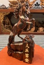 Tượng Ngựa Phong Thủy (Nhất Mã Phi Thiên) Gỗ Trắc Cao 48 Ngang 27 Sâu 13 (cm)