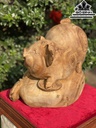 Tượng Heo Gỗ Ngọc Am Ngang 30 Cao 28 Sâu 23 (cm)