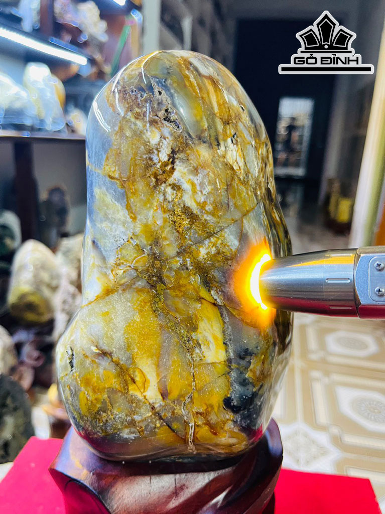 Tác Phẩm Gỗ Hóa Thạch Cao 32 (cm) 3,9kg