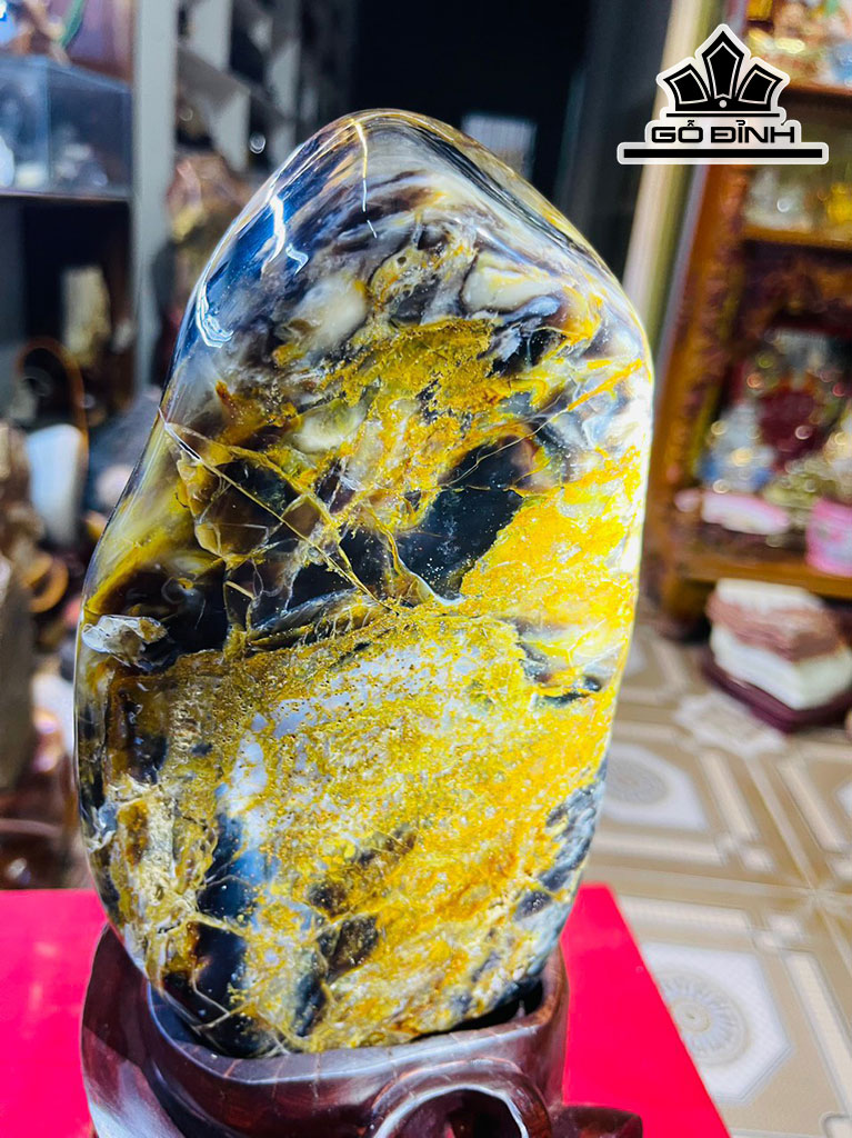 Tác Phẩm Gỗ Hóa Thạch Cao 32 (cm) 3,9kg