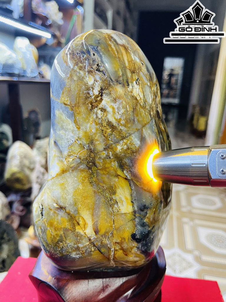 Tác Phẩm Gỗ Hóa Thạch Cao 32 (cm) 3,9kg