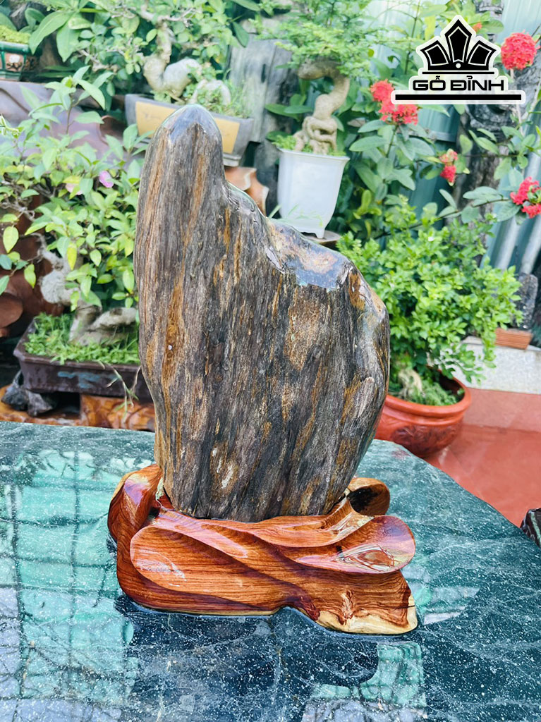 Tác Phẩm Gỗ Hóa Thạch Cao 38 (cm) 6,5kg