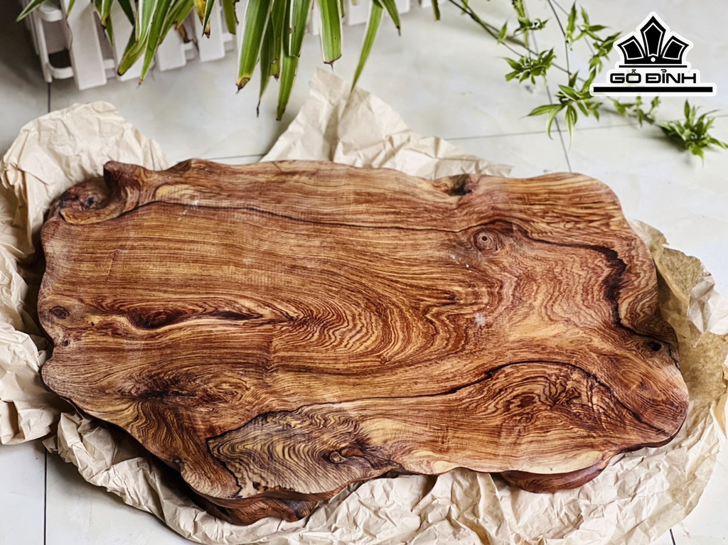 Khay Trà Gỗ Cẩm Cao 4 Ngang 56 Sâu 39 (cm)