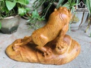 Tượng Hổ Phong Thủy Gỗ Hương Cao 23 Ngang 36 Sâu 20 (cm)