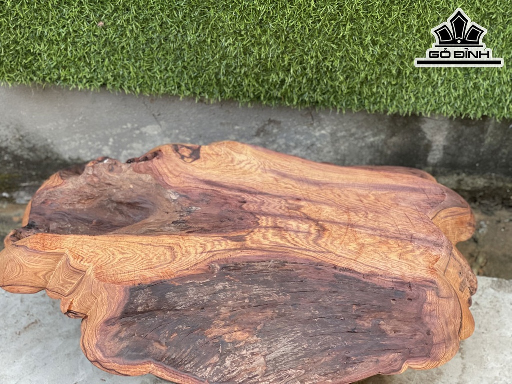 Khay Trà Gỗ Cẩm Cao 45 Ngang 70 Sâu 7,5 (cm)