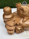 Tượng Heo Gỗ Ngọc Am Cao 25 Ngang 35 Sâu 17 (cm)