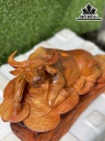 Tượng Trâu Gỗ Hương Cao 27 Ngang 50 Sâu 22 (cm)