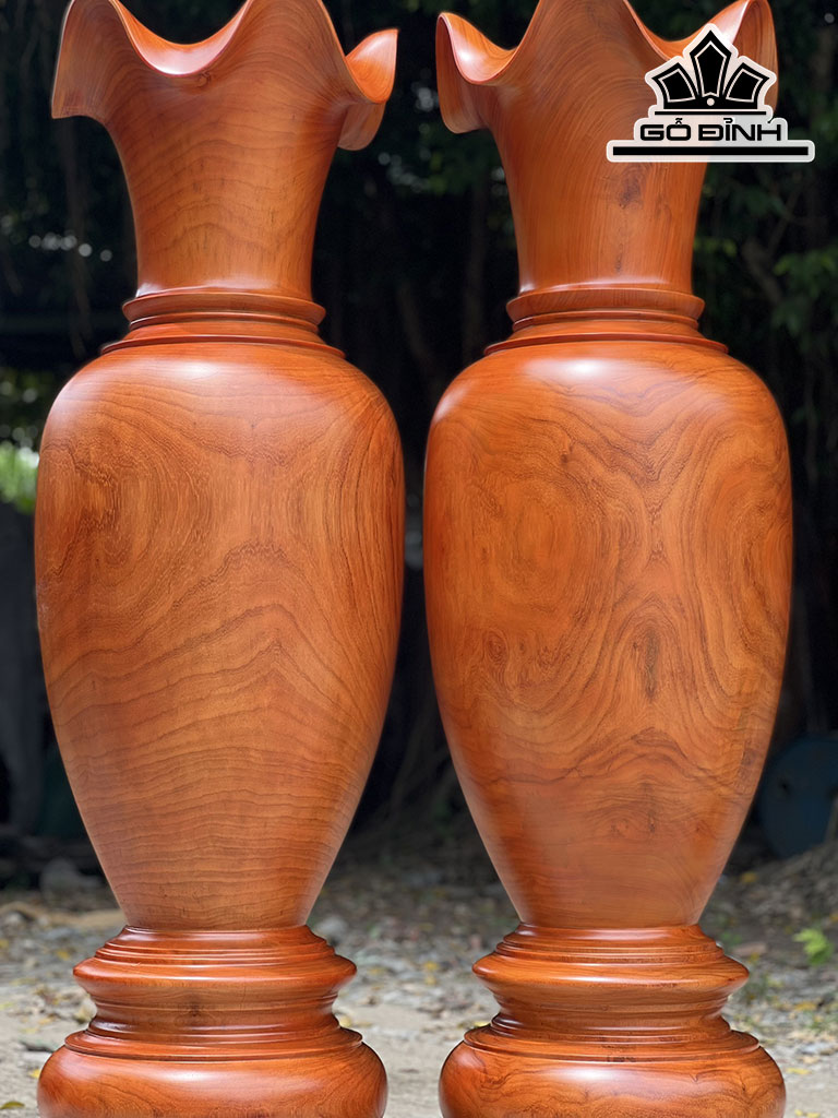 Lục Bình Gỗ Hương Cao 150 Đường Kính 45 (cm)