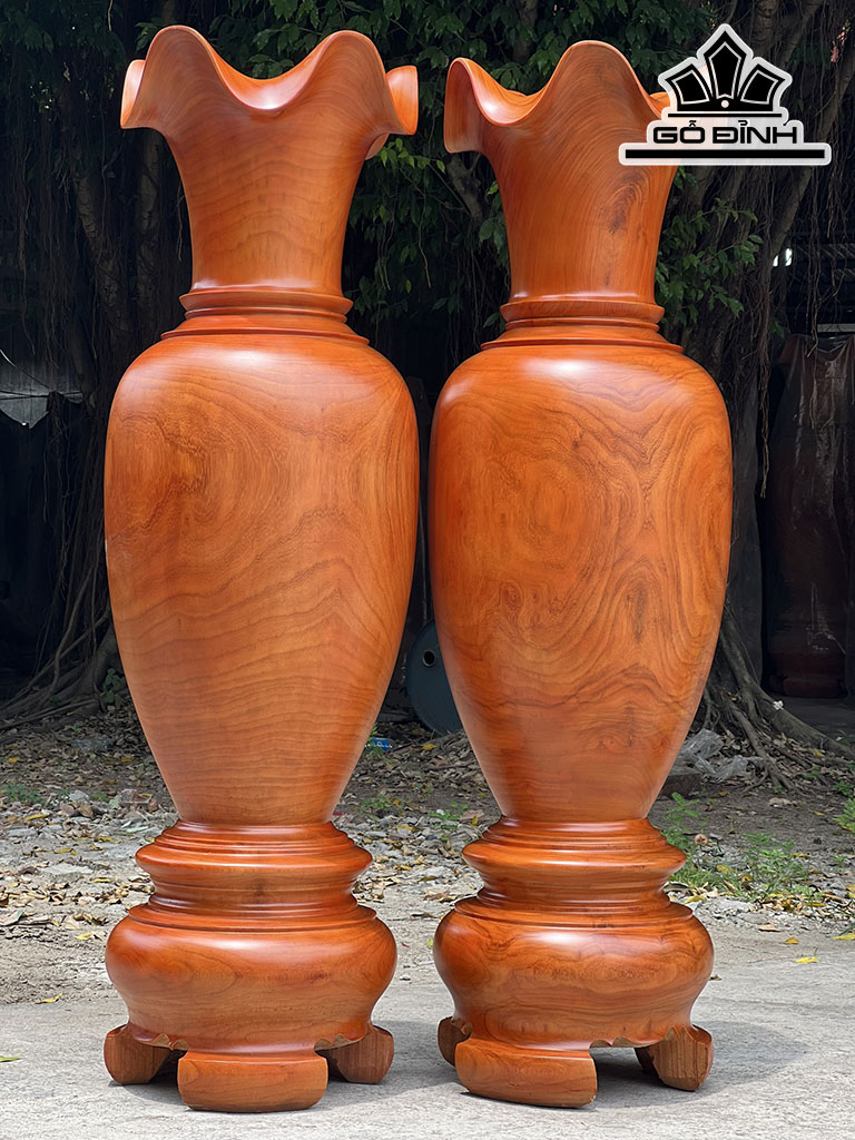 Lục Bình Gỗ Hương Cao 150 Đường Kính 45 (cm)