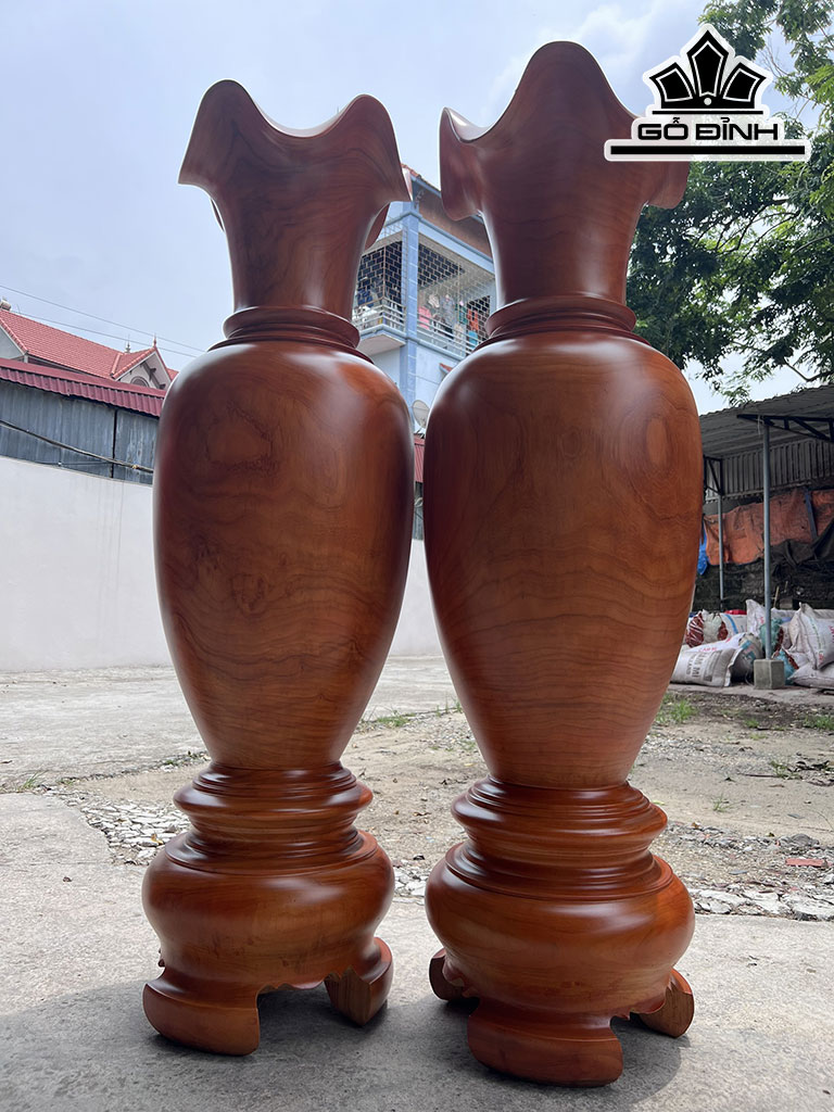 Lục Bình Gỗ Hương Cao 150 Đường Kính 45 (cm)