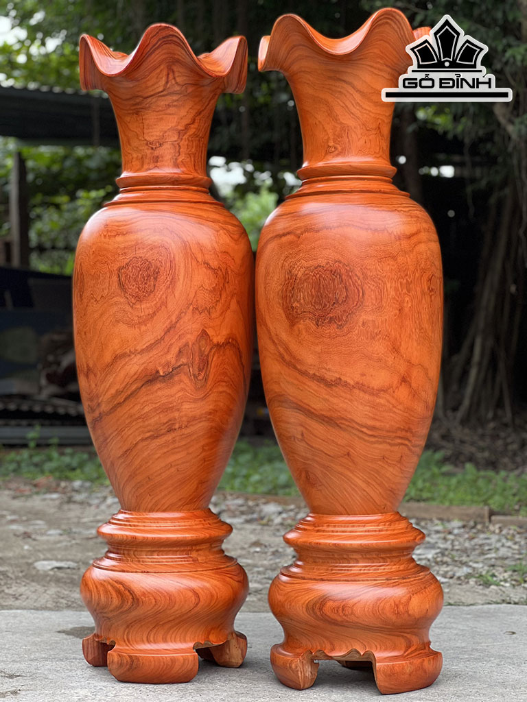 Lục Bình Gỗ Hương Cao 160 Đường Kính 46 (cm)