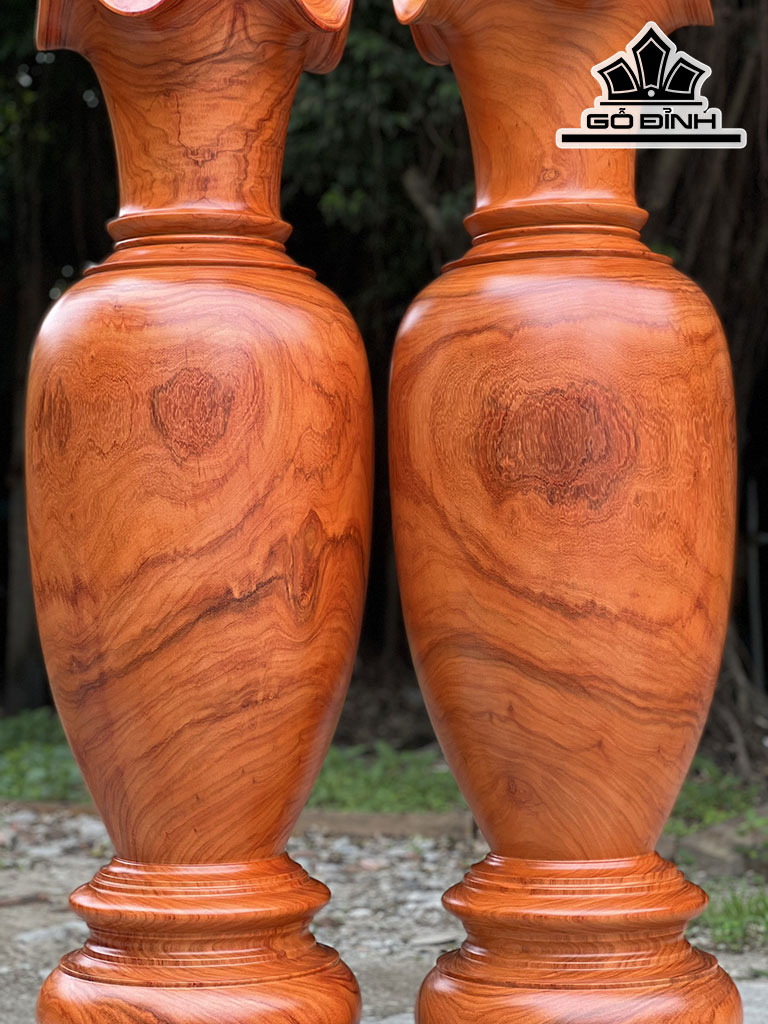 Lục Bình Gỗ Hương Cao 160 Đường Kính 46 (cm)