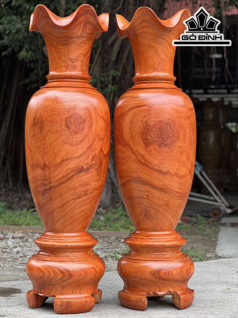 Lục Bình Gỗ Hương Cao 160 Đường Kính 46 (cm)