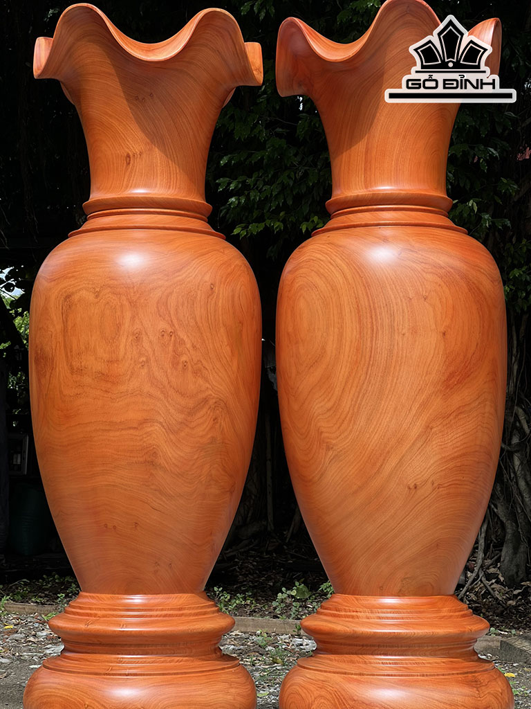 Lục Bình Gỗ Hương Cao 180 Đường Kính 55 (cm)