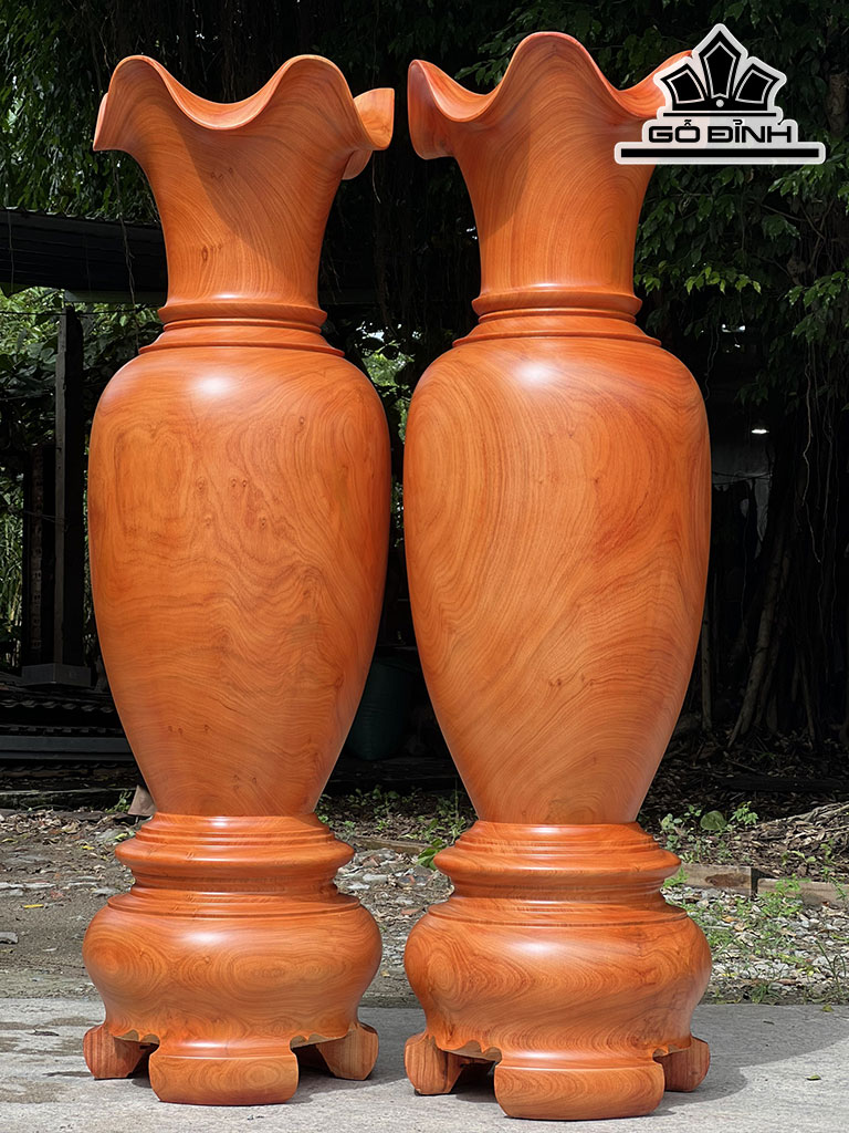 Lục Bình Gỗ Hương Cao 180 Đường Kính 55 (cm)