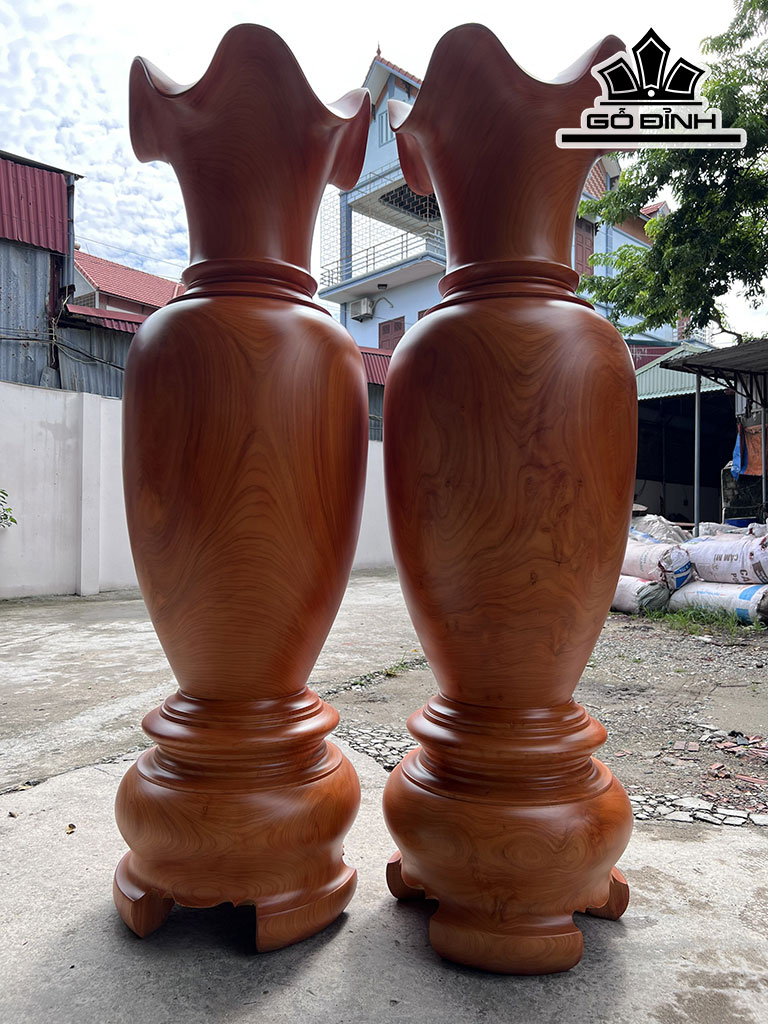 Lục Bình Gỗ Hương Cao 180 Đường Kính 55 (cm)