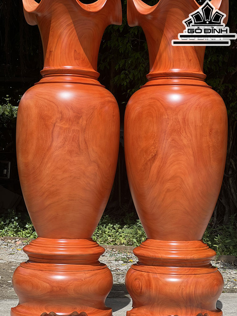 Lục Bình Gỗ Hương Cao 200 Đường Kính 64 (cm)