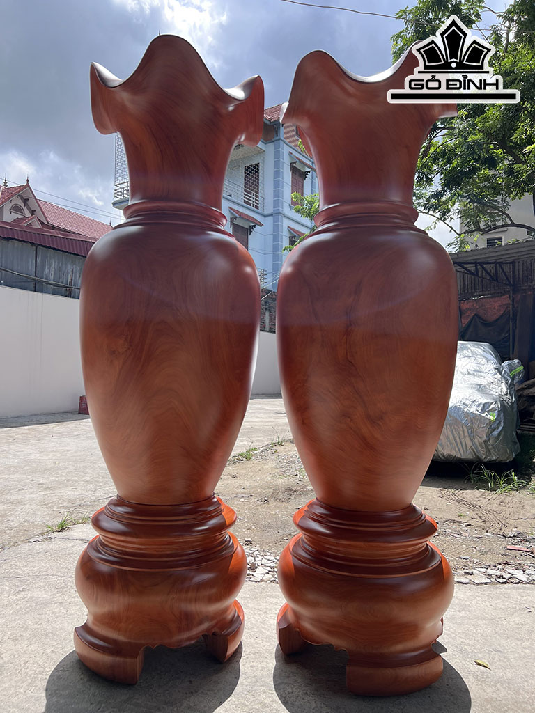 Lục Bình Gỗ Hương Cao 200 Đường Kính 64 (cm)