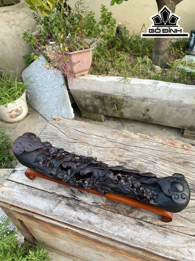 Cầu Như Ý Gỗ Trắc Cao 19 Ngang 60 Sâu 12 (cm)