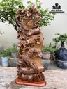 Cuốn Thư Mai Trĩ Gỗ Bách Xanh Cao 83 Ngang 30 Sâu 13 (cm)