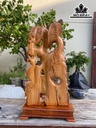 Tượng Nhất Long Gỗ Hương Cao 75 Ngang 40 Sâu 15 (cm)