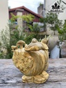 Tượng Phật Di Lặc Gỗ Nu Nghiến Cao 26 Ngang 23 Sâu 15 (cm)