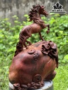 Tượng Ngựa Phong Thủy (Nhất Mã Phi Thiên) Gỗ Trắc Cao 45 Ngang 30 Sâu 20 (cm)