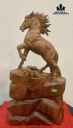 Tượng Ngựa Phong Thủy (Nhất Mã Phi Thiên) Gỗ Hương Cao 58 Ngang 28 Sâu 18 (cm)