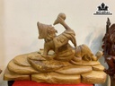 Tượng Tế Công Gỗ Hương Cao 36 Ngang 57 Sâu 32 (cm)