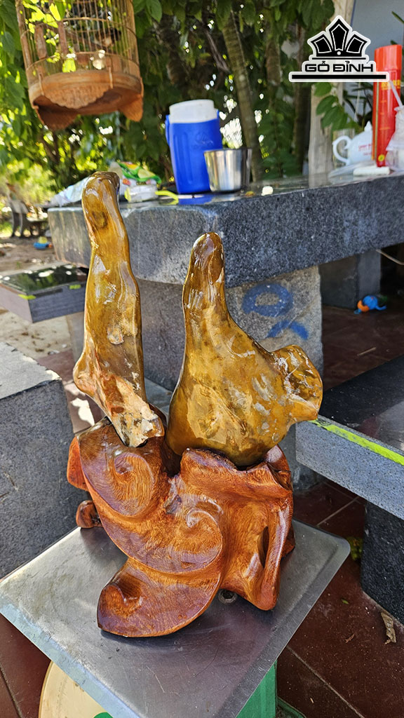 Cặp Đá Mã Não Cao 46 Ngang 48 (cm) 6,5kg