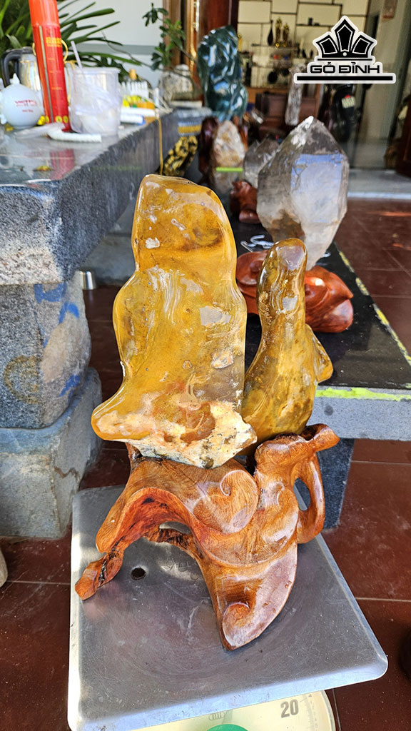 Cặp Đá Mã Não Cao 46 Ngang 48 (cm) 6,5kg